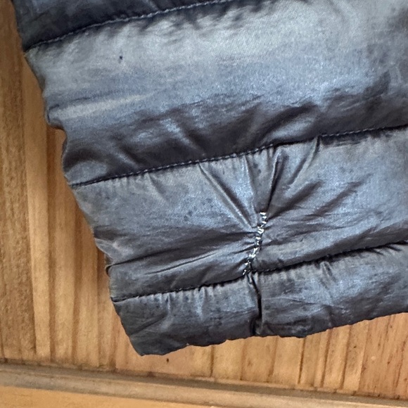 Calvin Klein Metallic Gray Puffer Jacket - Picture 5 of 6